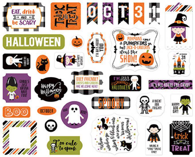 Dies-cuts  collection I Love Halloween - Ephemera Echo Park