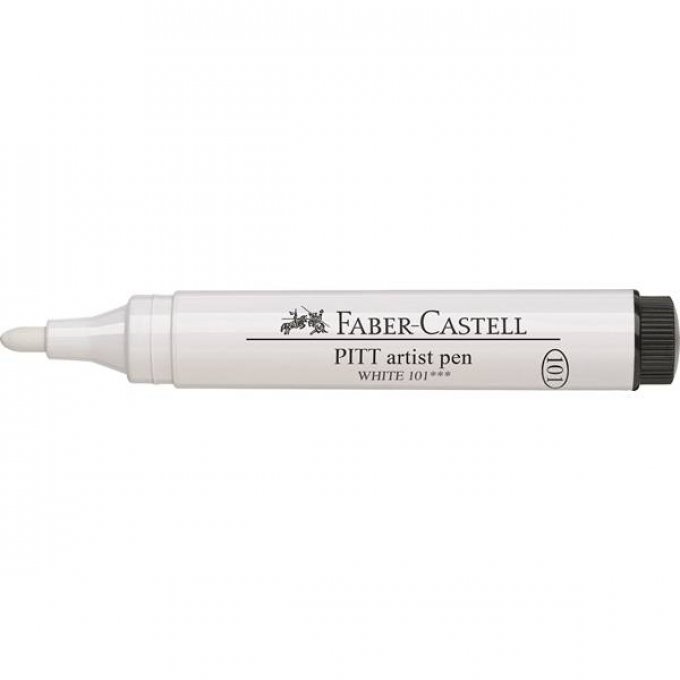  Feutre Pitt Artist Pen Big Brush 101 Blanc Faber Castell 