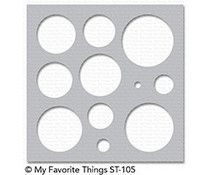 Pochoir BASIC SHAPES CIRCLES- My Favorite THINGS