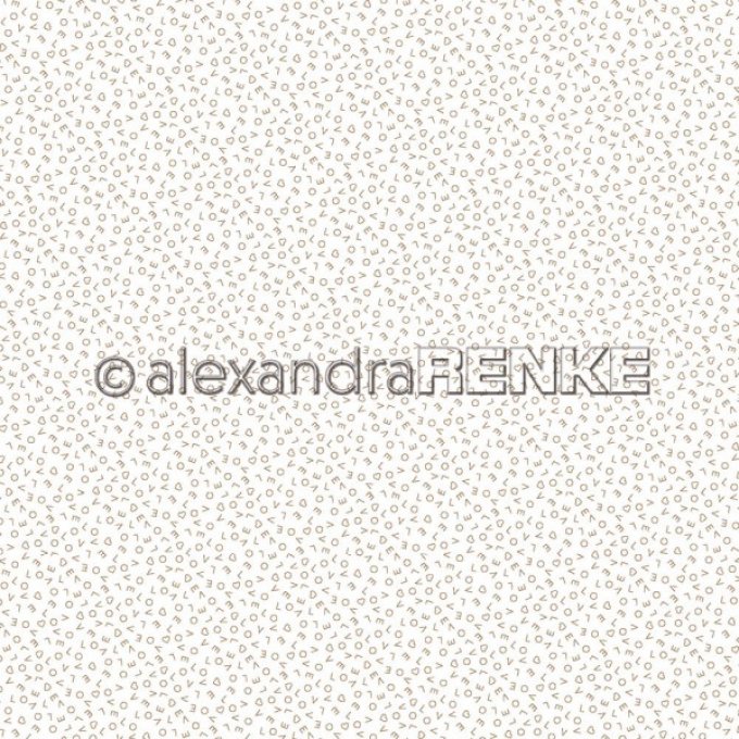 Papier design 'Love letters' 12 x 12 Alexandra RENKE