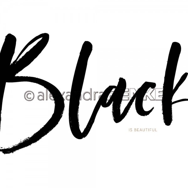 Papier Design 'Black' 12 x 12 Alexandra RENKE