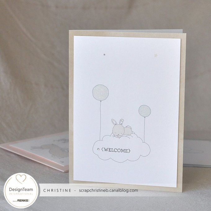 Papier Design AR  'Baby Elephants on the hill'